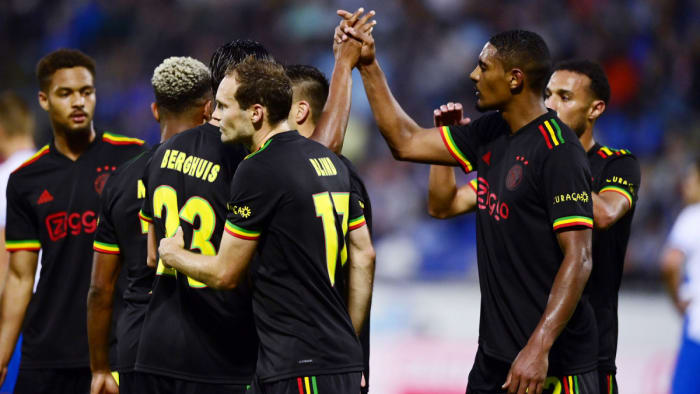 Ajax wears its Bob Marley-inspired jersey